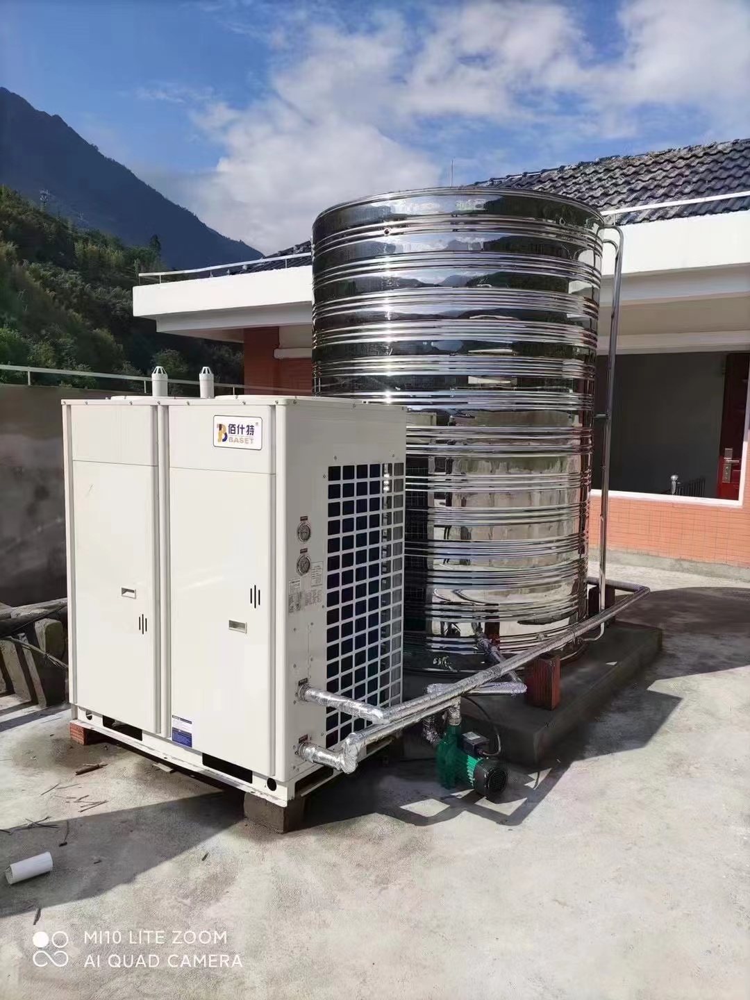 10匹空气源热泵热水机组